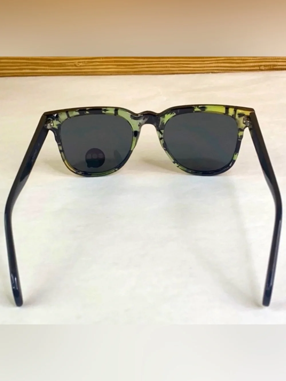 Komono Riviera Green Black Sunglasses NEW palms